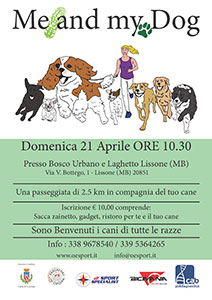 Comune di  Lissone | miniatura locandina evento "Me and my dog" domenica 21 aprile 2024