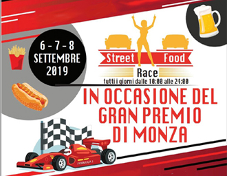 «Street Food Race» in occasione del Gran Premio di Monza 