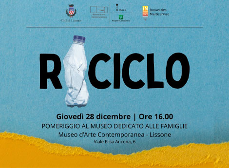 MAC Museo d'Arte Contemporanea Lissone - icona particolare locandina laboratorio "Riciclo"