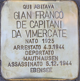 Lissone - Giorno della Memoria 2121 - Gian Franco De Capitani da Vimercate