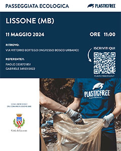 Lissone | icona miniatura locandina Plastic Free 11 maggio 2024 