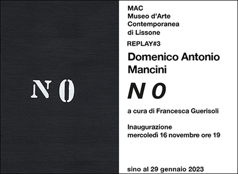 Lissone | Museo d'Arte Contemporanea | MAC | Domenico Antonio Mancini: N 0