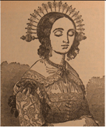 Lucia in un'illustrazione di una vecchia edizione del romanzo