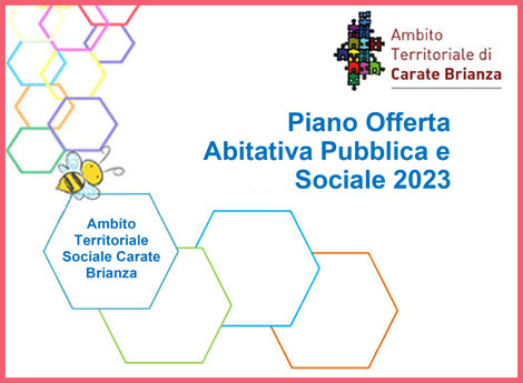Immagine copertina Piano Annuale 2022 dell'offerta abitativa dell'Ambito di Carate Brianza