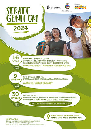 Comune di Lissone | Locandina Gen-Essere - Serate Genitori 2024