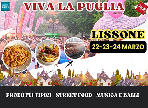 Lissone - frammento locandina evento Viva la Puglia 