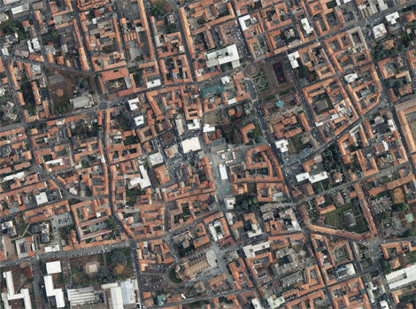 Comune di  Lissone | immagine aerea di una città 