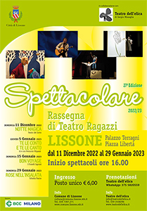 Lissone -  miniatura locandina SPETTACOLARE  Rassegna Teatro Ragazzi - 27^edizione