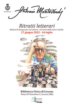 Comune di Lissone |  Libritudine 2022 - Locandina Ritratti Letterari