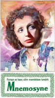 Ritratto Edith Piaf e logo Associazione culturale Mnemosyne