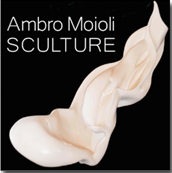 Particolare locandina mostra "AmbroMoioli. Sculture"