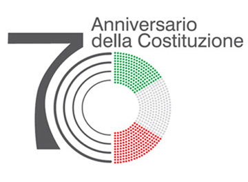 Logo 70 anniversario Costituzione Italiana