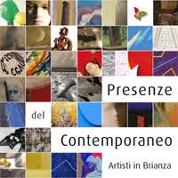  Manifesto evento "PRESENZE DEL CONTEMPORANEO. Artisti in Brianza"
