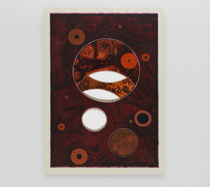 Luigi Carboni, Dormiente 2012-2013, acrilico, inchiostro e olio su tela, 250 x 180 cm