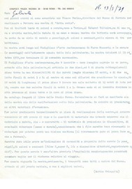 Lettera dattiloscritta di Enrico Crispolti, 13 marzo 1979