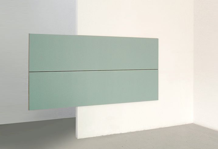 Sean Shanahan, Janet and Horace, 2010, olio su MDF, double face, 340 x 140 x 3 cm.