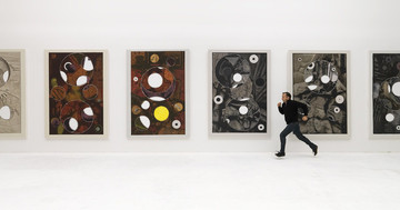 Luigi Carboni, installazioni nello studiodell'artista