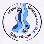 Logo distintivo dei locali aderenti: "Acqua di Brianza DOCMB",