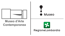 Logo tripartito Museo d'Arte Contemporanea - ! Museo - Regione Lombardia