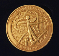 Foto medaglia della liberazione