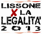 LISSONE PER LA LEGALITA'  2013