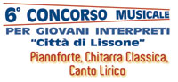 Lissone - Logo 6° concorso musicale per giovani interpreti "Citta' di Lissone"