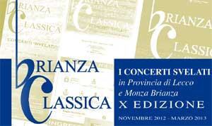 Miniatra particolare manifesto rassegna Brianza Classica edizione 20011/2012